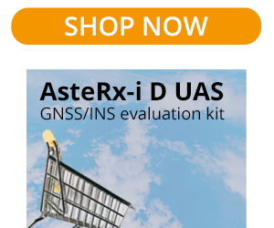 Shop Now! AsteRx-i D UAS GNSS/INS evaluation kit