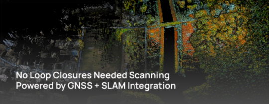 No Loop Closures Needed Scanning Powered by GNSS + SLAM Integration